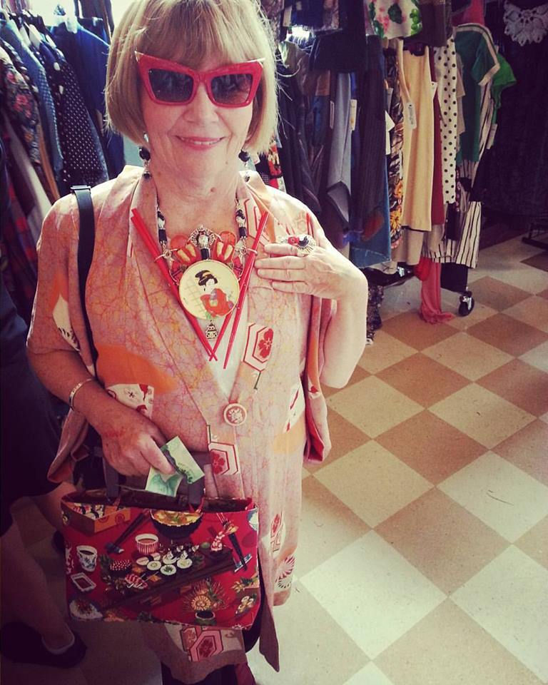 Carolyn Bruce Designs. Local Fashion Blogger Colleen Tousakas wearing Carolyn Bruce Designs who we welcome to our 2017 NFF Sale!