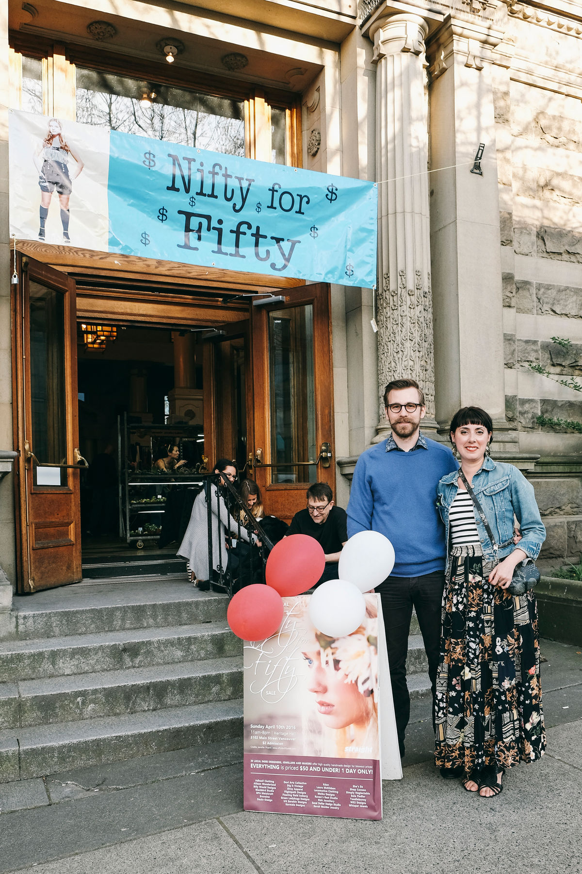 Handmade is better! :). Look for our big blue banner in front of the Heritage Hall on Sunday April 15th 2018