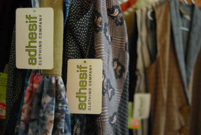 Adhesif Clothing. This designer will be unloading a HUGE selection of older up-cycled styles vintage clothing + Reworks