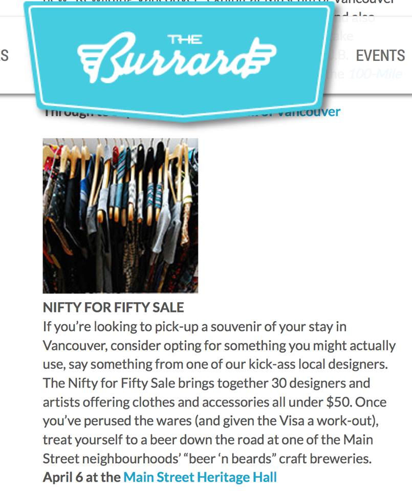 Burrard NFF Sale 2014